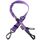 AUBELL Anschnallgurt Hund Auto,Einstellbar Haustier Auto sicherheitsgurt für Hunde, Bungee Hunde Anschnallgurt Geschirr Tether mit Clip Haken-Verschluss & Schnalle, Swivel Karabiner,Lila