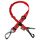 AUBELL Anschnallgurt Hund Auto,Einstellbar Haustier Auto sicherheitsgurt für Hunde, Bungee Hunde Anschnallgurt Geschirr Tether mit Clip Haken-Verschluss & Schnalle, Swivel Karabiner, Rot