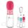 COTOP Hundetrinkflasche für Unterwegs, Tragbare Trinkflasche Hund 550ml, BPA-frei Wasserflasche Hunde to go, Reise Trinknapf für Hunde Klein, Auslaufsicher Wasserspender Pet Outdoor (rosa)