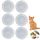Rayconup Dosendeckel 800g, Waschbar Dosendeckel Deckel für Katzen & Hundefutter Dosen, 6 Stück Konservendosen Deckel für Aufbewahrung Lebensmittel Tierfutter Katzenfutter Hundefutt(100mm)