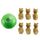 Outward Hound Nina Ottosson Dog Snuffle N' Treat Ball Interaktive Leckerbissen Ball Hund Puzzle Hund Bereicherung Hundespielzeug, Level 2 Intermediate, grün, groß
