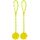 TRIXIE 33482 Ball am Seil, Naturgummi, schwimmt, ø 7/35 cm, farblich Sortiert (Packung mit 2)