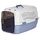 Amazon Basics zweitürige, überladbare Hund hütte, 58L x 38W x 33H cm, Blau