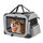 Feandrea Hundebox faltbar, Transportbox Hund, L, Hundetasche, Oxford-Gewebe, Netzstoff, atmungsaktiv tragbar transportabel, Metallrahmen, mit Griffen, Taschen, 70 x 52 x 52 cm, rauchgrau PDC070G02