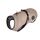 Hunter Hundemantel Uppsala, Farbe: Taupe, 2in1 Design mit herausknüpfbarem Innenfutter, wasserabweisend, reflektierende Paspeln, geschlossene Bauchseite, optimaler Sitz, Größe: 37,5