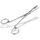 InstrumenteNrw Zupfzange für Hundeohren Haarzange Hunde Haarzupfzange Tierhaar-Entferner Edelstahl Rostfrei mit Innenzahnung ohne Sperre in Profi-Qualität (16 cm)