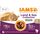 IAMS Delights Senior Katzenfutter Nass - Multipack mit Huhn und Fisch in Sauce, hochwertiges Nassfutter für ältere Katzen ab 7 Jahre, 12 x 85 g