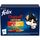 Felix So gut wie es aussieht Doppelt Lecker Katzenfutter nass in Gelee, Sorten-Mix, 6er Pack (6 x 12 Beutel à 85g)