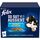 Felix So gut wie es aussieht Katzenfutter nass Geschmacksvielfalt aus dem Wasser in Gelee, Fisch Sorten-Mix, 4er Pack (4 x 24 Beutel à 85g)