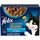 Felix Sensations Saucen Katzenfutter nass, Fisch Sorten-Mix, 6er Pack (6 x 12 Beutel à 85g)