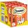 Dreamies Klassiker Katzensnacks mit Huhn – Katzenleckerli mit knuspriger Textur und cremiger Füllung – 4 x 180g