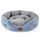 BEDSURE Katzenbett waschbar Katzen Bettchen - 63x53x20cm Katzenbett mit zweiseitig Innenkissen Katzenschlafplatz für Katzen oder kleine Hunde, blau