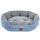 BEDSURE Katzenbett waschbar Katzen Bettchen - 63x53x20cm Katzenbett mit zweiseitig Innenkissen Katzenschlafplatz für Katzen oder kleine Hunde, blau