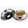 Katzennäpfe,2 Stück Futternapf Katze, Futternapf Katze Set,fressnäpfe Katzen doppel,Futterschüssel Katze,Wasser Fütterung Schüssel,Fressnäpfe für Katzen Edelstahl