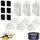 Cat Fountain Filter, 6 Pieces Filters + 6 Pieces Foam Filters for Cat Drinking Fountain, Filtering Hair (Sponge), Triple Filtration (Filter) Filtres de