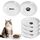 6 Stück Futternapf Katze,Katzennapf Keramik,15 cm Durchmesser, Napf Katze,Katzen Fressnapf,Katzennapf für Haustierkatzen und Welpen(6 Pack-Ohne Silikonbasis)