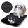 Katzenklo Matte, 75x55 cm Katzenstreu Matte, Doppelte Schichte Non-Slip wasserdichte Entwurf Katzenmatte Katzenklo, Bienenwabe Matte Katzentoilette, Cat Litter Mat Streu Kontrolle