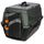 Kerbl Pet Transportbox Eco, Hunde, Katzen, anthrazit/graugrün, 60x40x38,5cm, Kunststoff, 5-15kg, flugtauglich, mit Metalltür