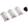 Dennerle Corner Filter Element 40/60, 3er Pack - 3x Filterelement inkl. 1 Filterschwamm - Ersatzkartusche für Eckfilter
