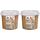 Dehner Natura Premium Wildvogelfutter, Erdnuss-Aufstrich, Erdnussbutter im Eimer, Ganzjahresfutter energiereich, hochwertiges Vogelfutter für Wildvögel, 2 kg (Packung mit 2)