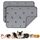 PICK FOR LIFE Saugfähige PIPI-Pads für Meerschweinchen, 4 Stück 30x30cm Waschbare PIPI Pads für Kaninchen, Wiederverwendbare PIPI Matten, Unterlagen für Hamster, Kaninchen, Hunde