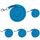 Kerbl Führstrick Hippo mit Karabinerhaken ? Blau (Länge 200 cm, Gewicht 0,1 kg, Material Polyethylen, Strick, Leine) 3230441 (Packung mit 5)