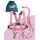 Jubi® Rosa Pferdeleine Kinder - größenverstellbar für perfekten Sitz und Aufbewahrungsbeutel - Pferdegeschirr für Kinder/Pferdespielzeug…
