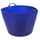 Kerbl Trog FlexBag blau (flexibler Futtertrog, Müslischüssel, Fassungsvermögen 60 Liter, Futtereimer mit zwei Griffen) 326198