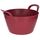Kerbl Flexibler Trog FlexBag, Kunststoffkorb, Tasche, rose, 12 Liter, Kunststoff, geeignet als Futter-, Transport- und Putzzeugeimer, Top Seller