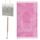 MYPRAY - Gebetsteppich - dick - 3er Set Seccade - mit Tesbih und Tasche (rosa)