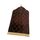 Baoblaze Traditioneller muslimischer Gebetsteppich Weich, Traditional Muslim Prayer Rug, Gebet Teppich Matte Faltbar, Muslim Prayer Rug Carpet für Kinder Frauen Männer, Dunkelbraun