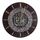Micvtve Islamische Wanduhr aus Acryl, 30 cm, muslimische Heimwanduhr, Kalligraphie, Kunst, Innenwanduhr (Silber)