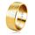 Uloveido Muslim Mohammed Arabisch Letter Design Gold Farbe Edelstahl 8mm Breitband Ring für Männer und Frauen Y543