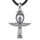 EUDORA Harmony Ball Ankh Kreuz Kette mit Skarabäus für Damen Herren Sterling Silber 925, Kreuz des Lebens Altägyptischer Anhänger, Vintage Ankh Kreuz Ägypten Schmuck Geschenk für Damen Herren,61 cm