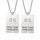 Bring Them Home Now Halskette Israel Military Jewelry Stand mit Israel Edelstahl Dog Tag Anhänger Israel Halskette für Männer Frauen (Silber bringen sie nach Hause jetzt Halskette-Box Kette-2Pcs)
