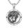 ROMANTICWORK Allah Kette 925 Sterling Silber Islam Kette Muslimische Halskette Arabische Allah Anhänger Islamischer Schmuck Geschenke für Männer Herren Damen