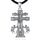 EUDORA Harmony Ball Caravaca Kreuz Kette für Damen Herren Sterling Silber 925, Amulett Energie Caravaca Kreuz Halskette Anhänger für Gläubiger Christ, Vintage Schmuck Geschenk für Frauen Herren, 61cm