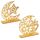 2 Stück Holz Eid Mubarak Ramadan Kareem Dekorationen Eid Tisch Zeichen Mond Hohle Stern Freistehend Tisch Centerpiece Hängende Ornamente Tischdekoration für Muslim Islam Tischdekoration