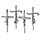 Bnesi Metall-Wandkunst-Schild, 4-teiliges Set: Liebe, Glaube, Familie, Hoffnung, 38,1 x 20,3 cm, wasserdicht, religiöse und spirituelle hängende Kreuz-Wanddekoration für Heimdekoration