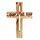 MaMeMi Kreuz JESUS aus OLIVENHOLZ – handgefertigt in BETHLEHEM – modernes HOLZKREUZ mit integriertem SCHRIFTZUG „JESUS“ – christliche DEKO & GESCHENK zur KOMMUNION, TAUFE, FIRMUNG