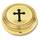 Autom Katholisches Kreuz, goldfarben, Pyx-Koffer, 6,4 cm