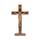 Intercession Kruzifix für Wand und Tisch, Holz, Antik-Gold, 25,4 cm