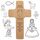 Geschenkissimo Kinderkreuz mit individueller Gravur - personalisiert mit Name, Spruch, Motiv - Kinder Holzkreuz als Taufgeschenk, Geschenk zur Kommunion, Konfirmation für Jungen und Mädchen