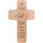 Geschenkissimo Kreuz zur Taufe Gott segne und beschütze dich - Holzkreuz Buche 20x12 cm glatt mit Bohrung zum Aufhängen - Taufkreuz Holz Geschenk - Geschenkidee
