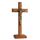 KUXBET Katholisches Kruzifix-Kreuz, 27,2 cm, Holz, Jesus Christus, Wandkreuz, Ständer, zum Aufhängen oder Tischplatte mit Ständer, für Heimdekoration (27,2 cm L x 12,7 cm B)