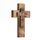 OKSQW Wandkreuz aus Holz für Christen, religiöses spirituelles Kreuz, Geschenke mit Haken zum Aufhängen an der Wand oder am Tisch mit Glauben für Kirche, Zuhause, Dekoration für Weihnachten (5 Farben