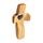 Yookin Kreuz mein Herz | Ermutigungsgeschenk Holzkreuz Fingerspitze Stressabbau Geschenke Tasche kleines Kreuz Weihnachtsgeschenk Handheld Holzkreuz (Olivgrün, 1 Stück)