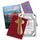 Zertifiziertes Holy Land Olivenholz Handheld Komfort Kreuz aus Israel. Samtbeutel, Meditationsheft, Lesezeichen und Echtheitszertifikat im Lieferumfang enthalten. Klammerndes Palmenkreuz Medium
