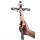 BC Katholisches Kruzifix-Wandkreuz, elegante, moderne Wohnkultur, religiöse Geschenke zur Hauseinweihung, 40,6 cm hoch, Renaissance-Skulptur handgefertigt von Buildclassic (Bone Beige)