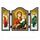 NKlaus Gottesmutter von Smolensk christliche Ikone Smolenskaja Ikona Reise Altar Geschenk 1446